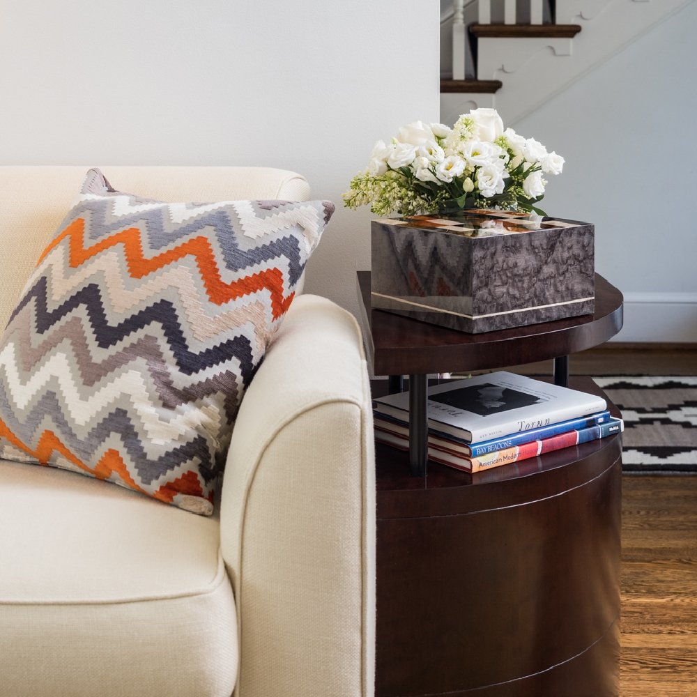 The Pacifica - Large Brown and Gray Wood Cremation Urn - Modern Memorials