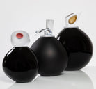 "Orb" Small Black Glass Keepsake Urn - Modern Memorials